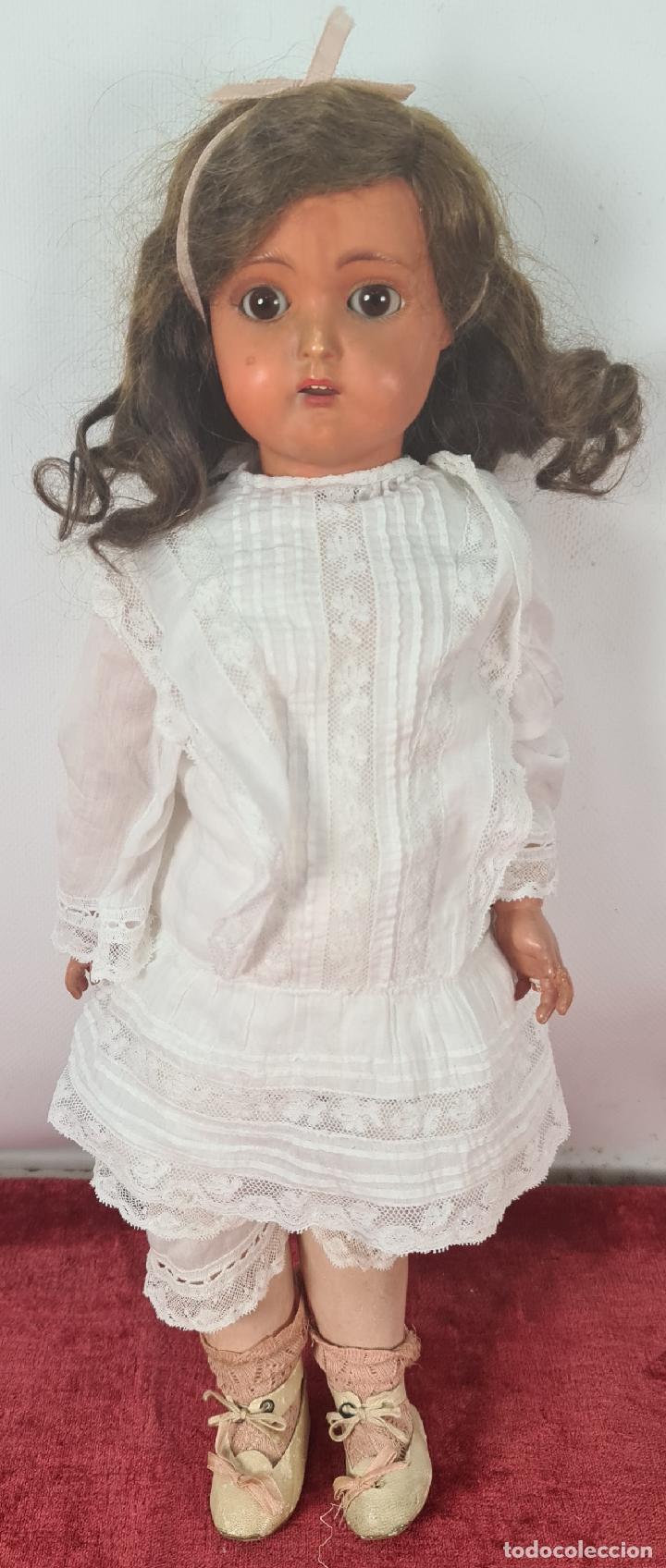 Mu&ntilde;ecas celuloide: MU&Ntilde;ECA DE CELULOIDE Y COMPOSICION. KESTNER. ALEMANIA. SIGLO XIX-XX - Foto 1