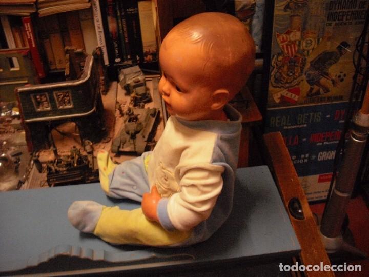 Mu&ntilde;ecas celuloide: MU&Ntilde;ECO CELULOIDE ,MARCA TORTUGA T 56- OJOS DENTRO DE LA CABEZA, - Foto 4
