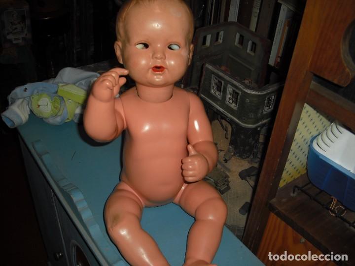 Mu&ntilde;ecas celuloide: MU&Ntilde;ECO CELULOIDE ,MARCA TORTUGA T 56- OJOS DENTRO DE LA CABEZA, - Foto 11