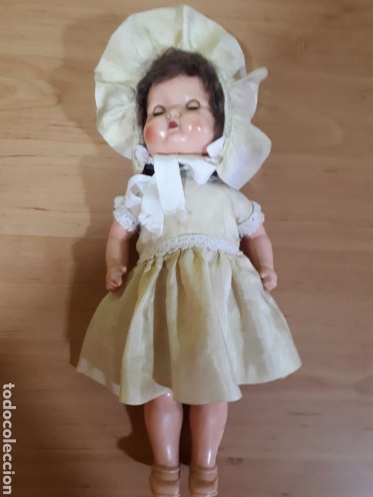 Mu&ntilde;ecas celuloide: Preciosa mu&ntilde;eca de celuloide de la marca inglesa Roddy. - Foto 3