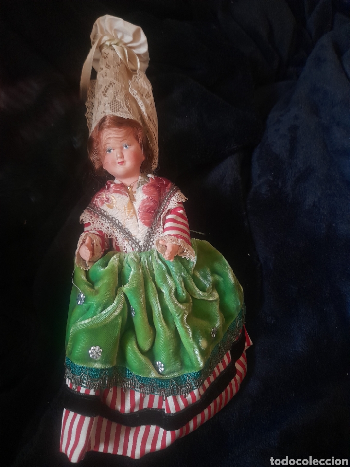 Mu&ntilde;ecas celuloide: Antigua mu&ntilde;eca de celuloide francesa, 26 cm de altura - Foto 1