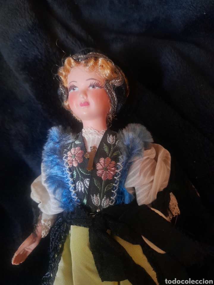Mu&ntilde;ecas celuloide: Antigua mu&ntilde;eca de celuloide francesa, 19 cm de altura - Foto 2