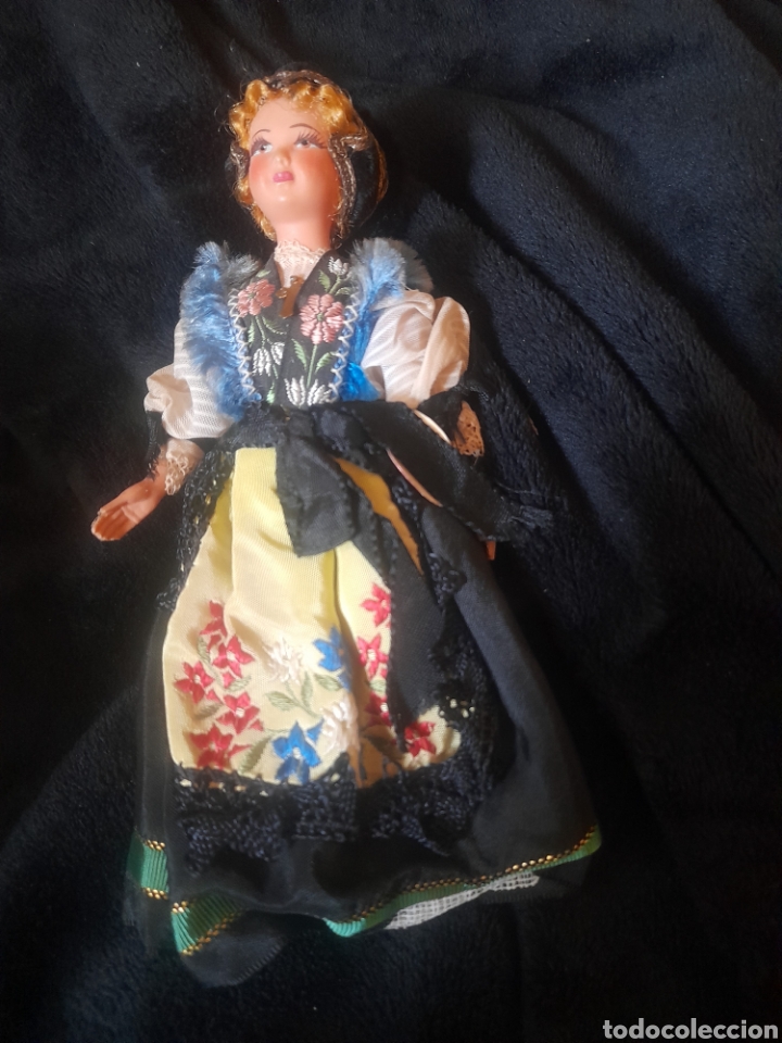 Mu&ntilde;ecas celuloide: Antigua mu&ntilde;eca de celuloide francesa, 19 cm de altura - Foto 1