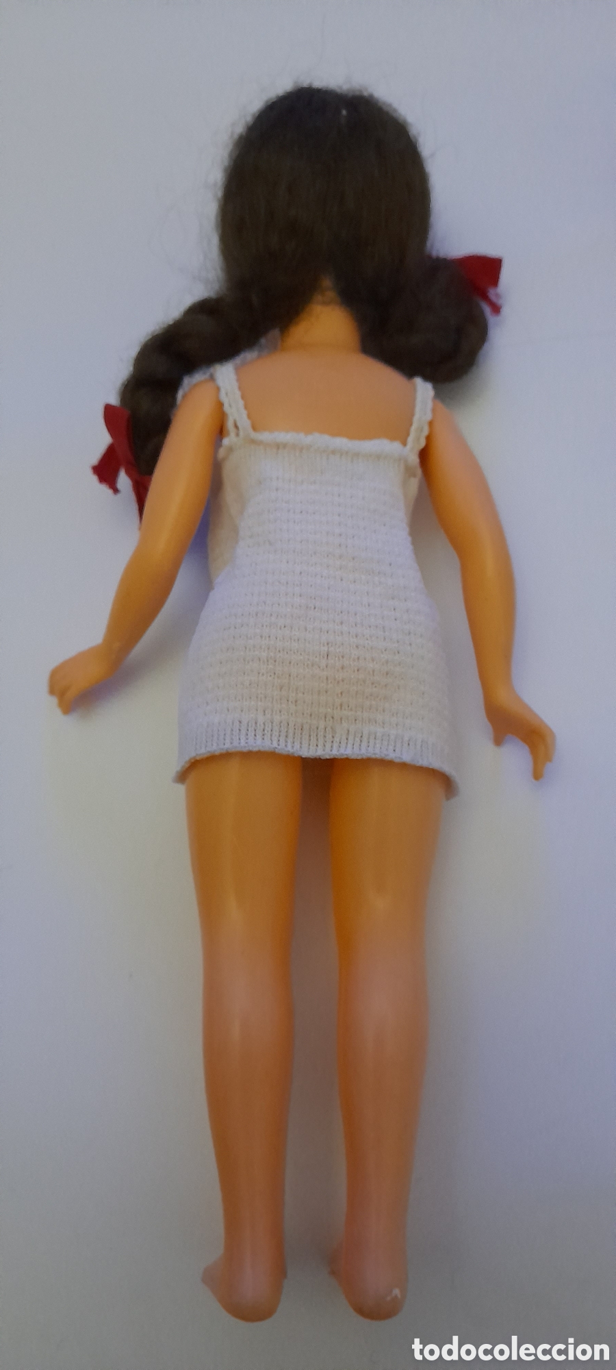 Mu&ntilde;ecas celuloide: Mu&ntilde;eca antigua ojos movibles - Foto 3