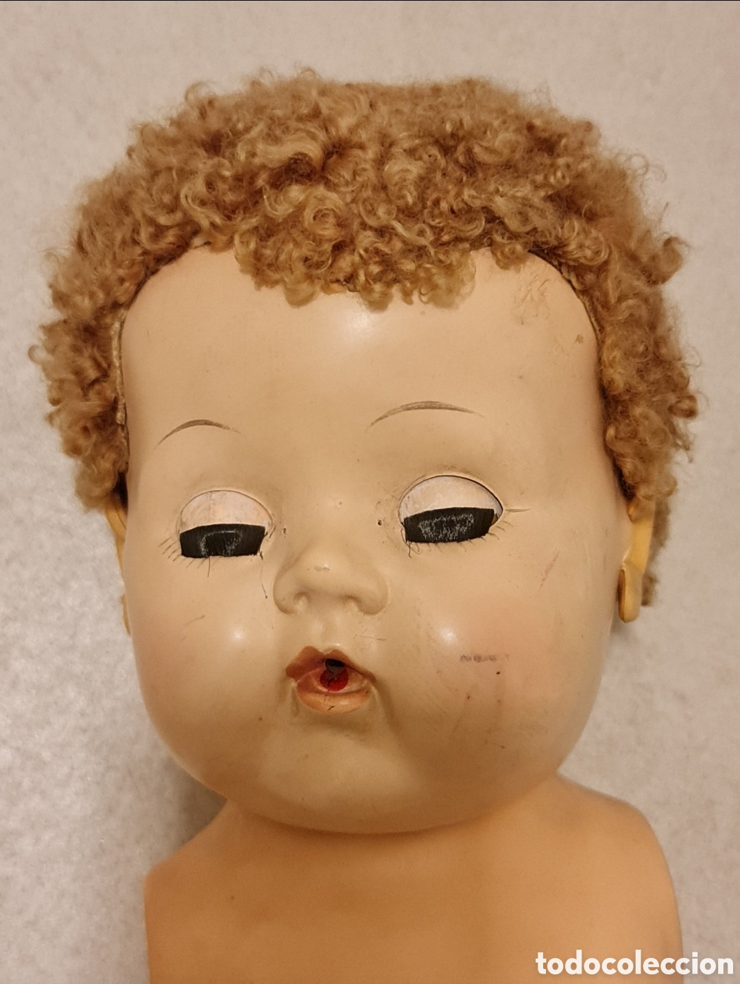 Mu&ntilde;ecas celuloide: Mu&ntilde;eco beb&eacute; Effanbee a&ntilde;os 50 - Foto 2
