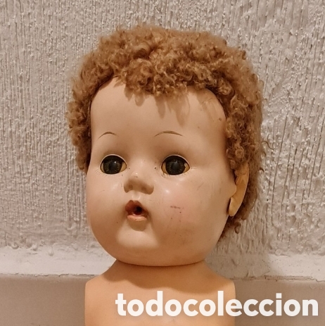 Mu&ntilde;ecas celuloide: Mu&ntilde;eco beb&eacute; Effanbee a&ntilde;os 50 - Foto 1