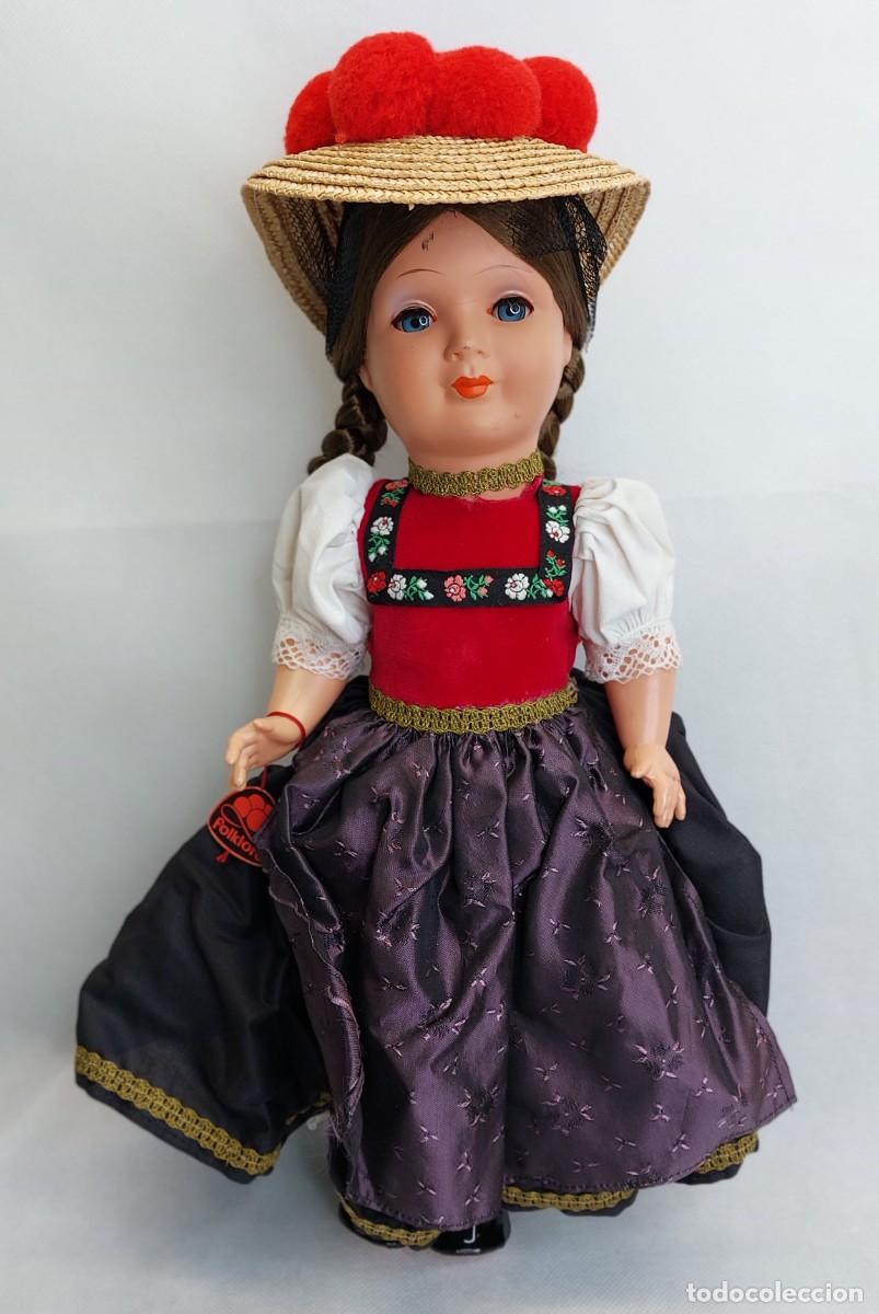 Mu&ntilde;ecas celuloide: MU&Ntilde;ECA ALEMANA DE CELULOIDE VESTIDA REGIONAL SELVA NEGRA. - Foto 1