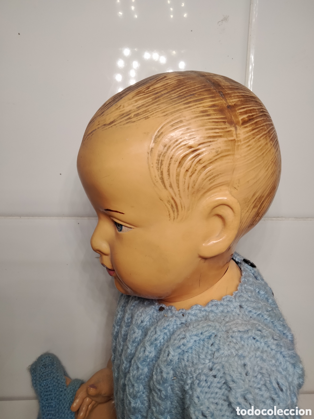 Mu&ntilde;ecas celuloide: Antiguo beb&eacute; franc&eacute;s celuloide a&ntilde;os 30 - Foto 3