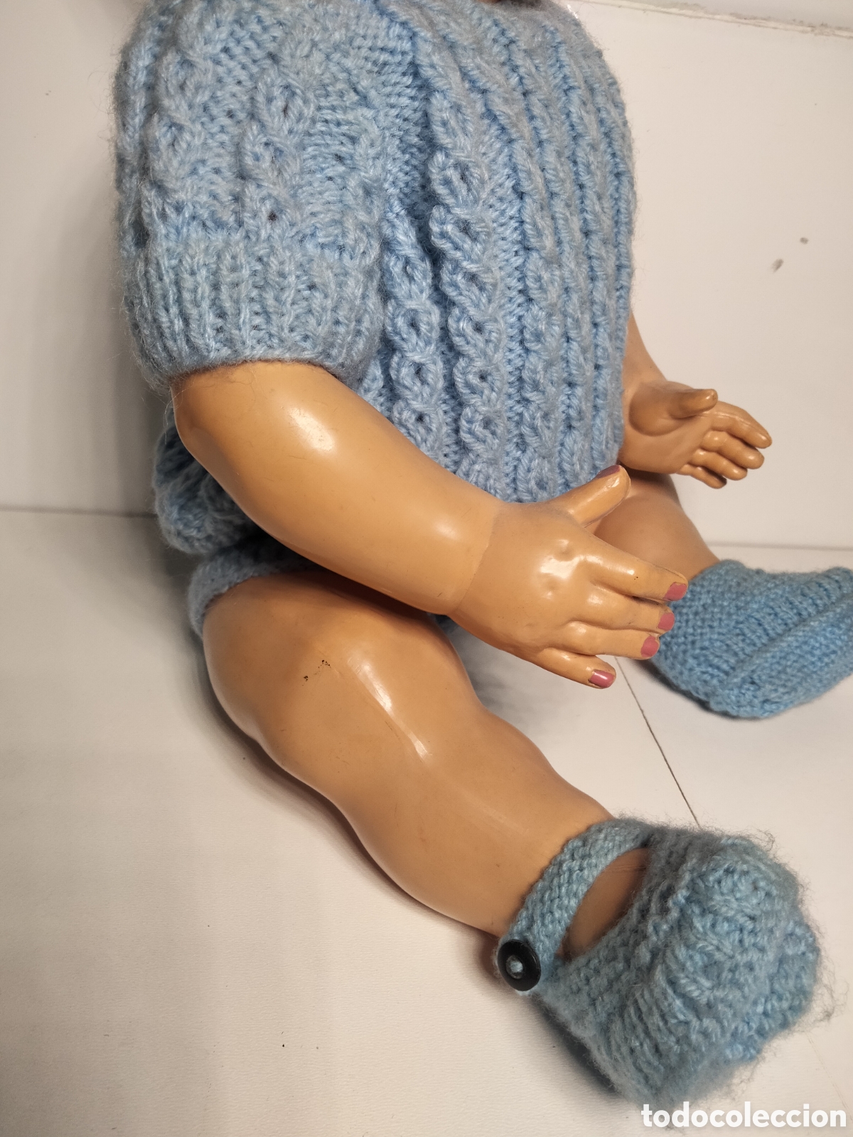 Mu&ntilde;ecas celuloide: Antiguo beb&eacute; franc&eacute;s celuloide a&ntilde;os 30 - Foto 7