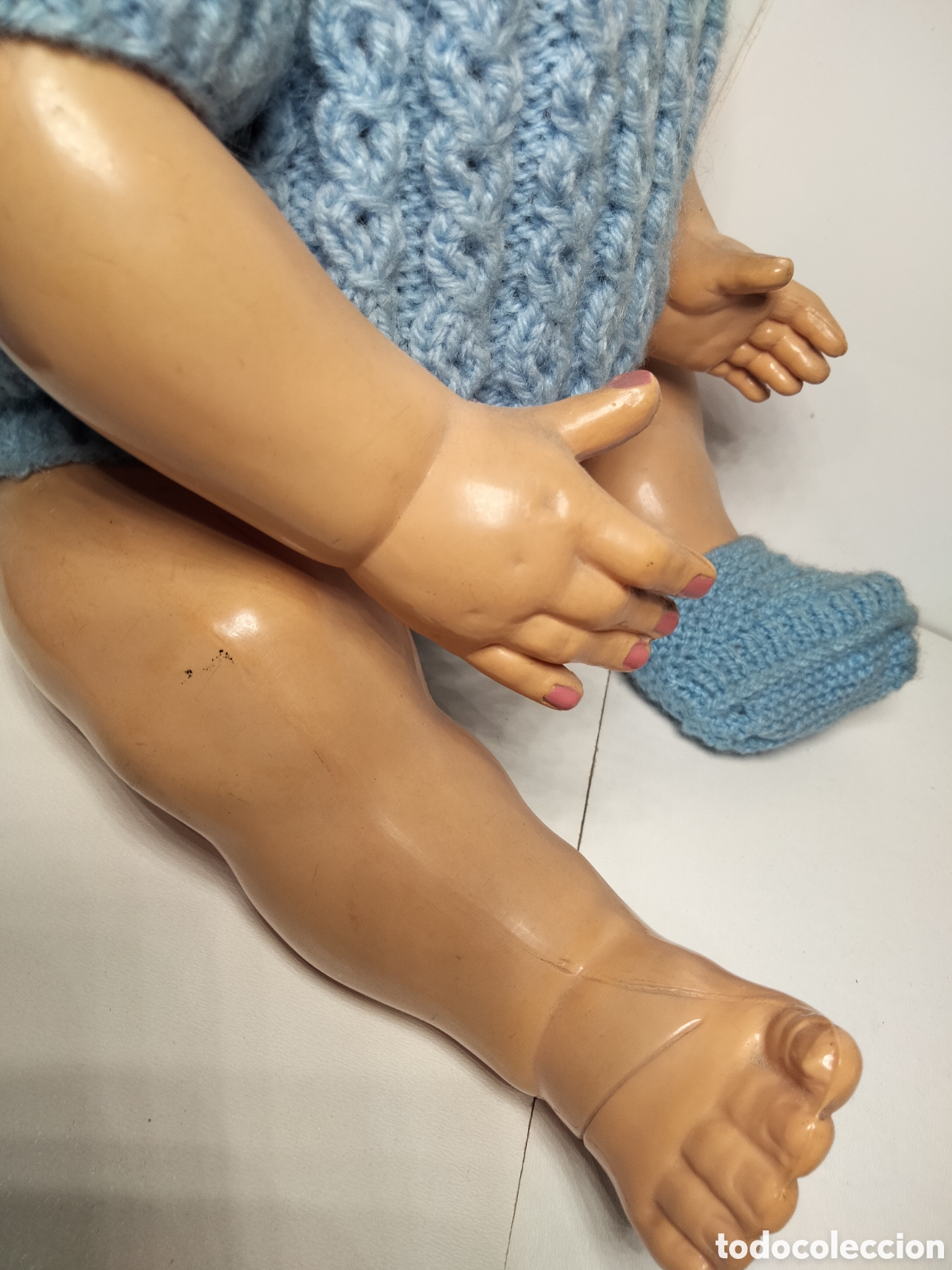 Mu&ntilde;ecas celuloide: Antiguo beb&eacute; franc&eacute;s celuloide a&ntilde;os 30 - Foto 8