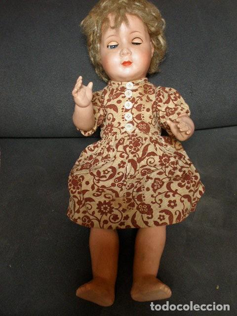 Mu&ntilde;ecas celuloide: Antigua mu&ntilde;eca, a&ntilde;os 30. - Foto 9