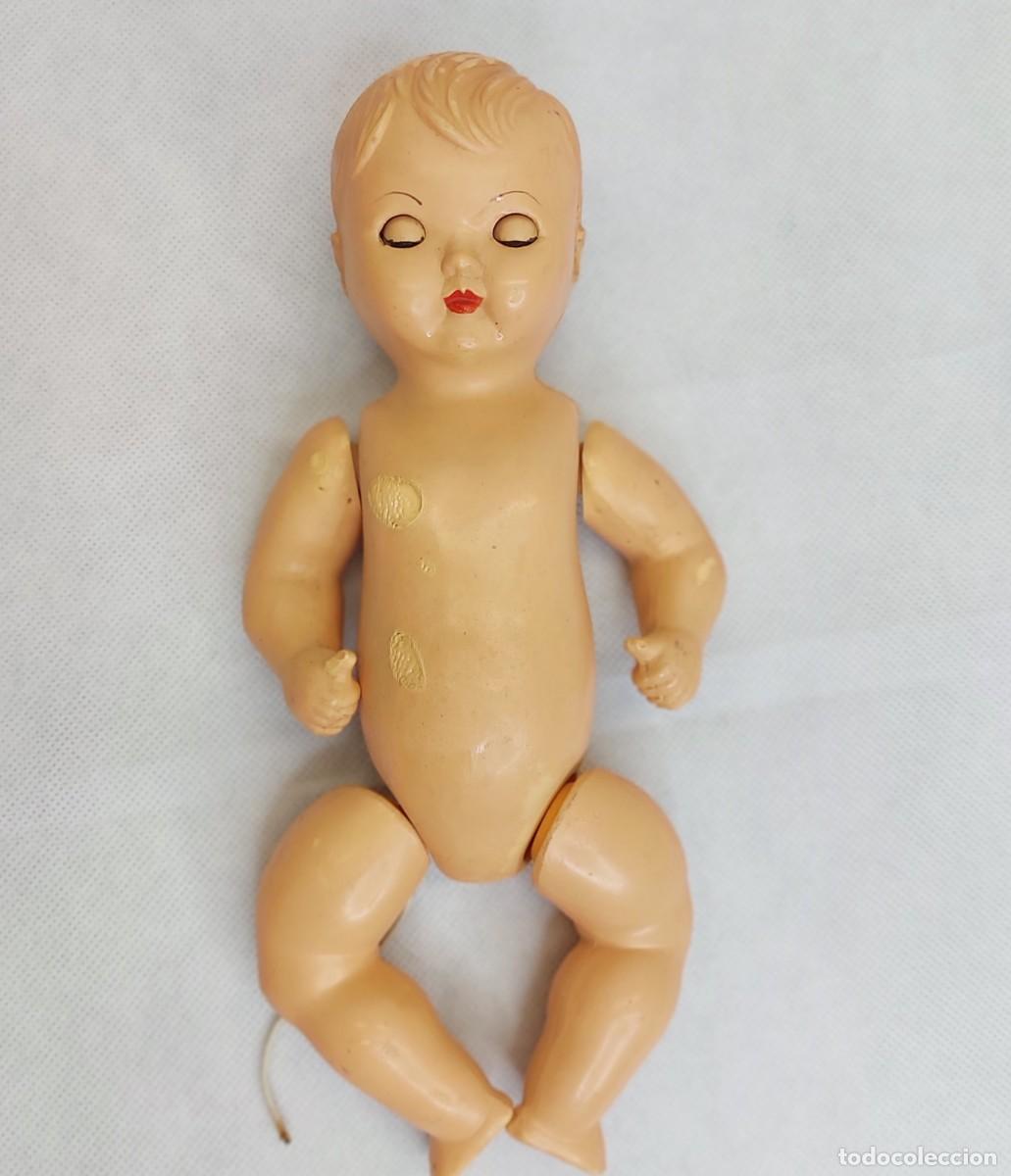 Mu&ntilde;ecas celuloide: MU&Ntilde;ECO DE CELULOIDE PARA REPARAR, MIDE UNOS 23cm. - Foto 1