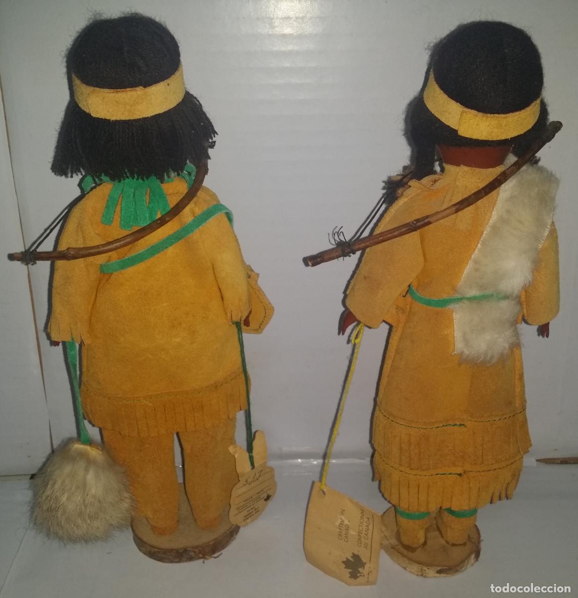 Mu&ntilde;ecas celuloide: Bonita pareja regional de indios de celuloide - Foto 3