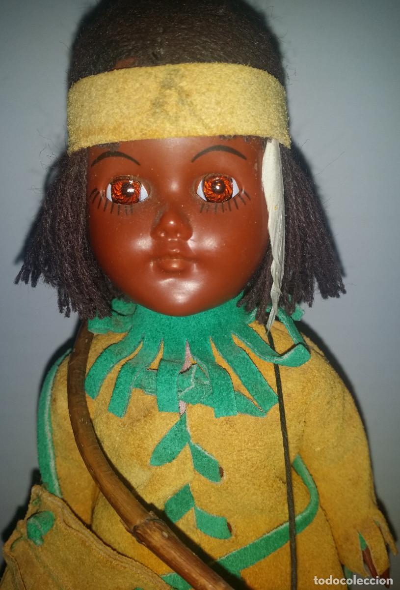 Mu&ntilde;ecas celuloide: Bonita pareja regional de indios de celuloide - Foto 9