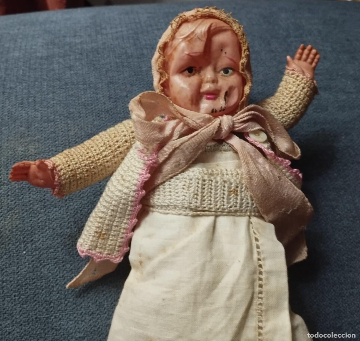 Mu&ntilde;ecas celuloide: Antiguo mu&ntilde;eco de celuloide de finales de 1800 - Foto 2