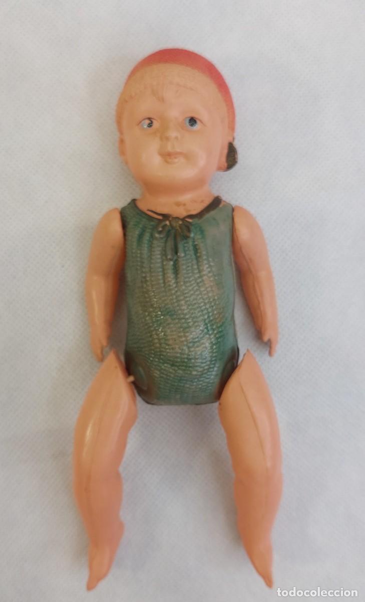 Mu&ntilde;ecas celuloide: MU&Ntilde;ECA DE CELULOIDE MUY FINO, MADE IN JAPAN. MIDE 19cm. - Foto 4