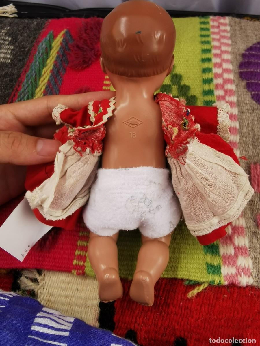 Mu&ntilde;ecas celuloide: vintage celluloid german doll - little turtle - Foto 3