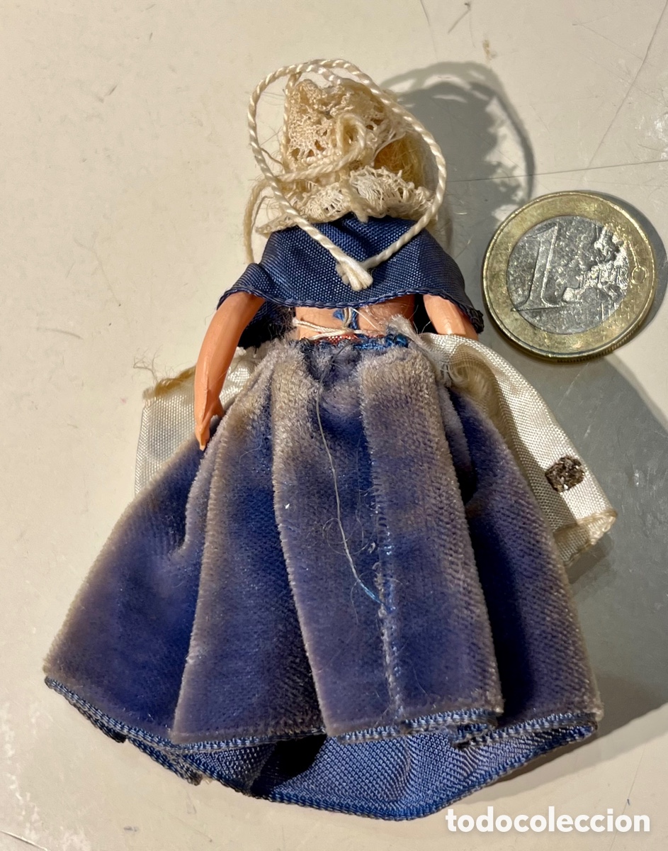 Mu&ntilde;ecas celuloide: Juguete. Peque&ntilde;a mu&ntilde;eca articulada. - Foto 2