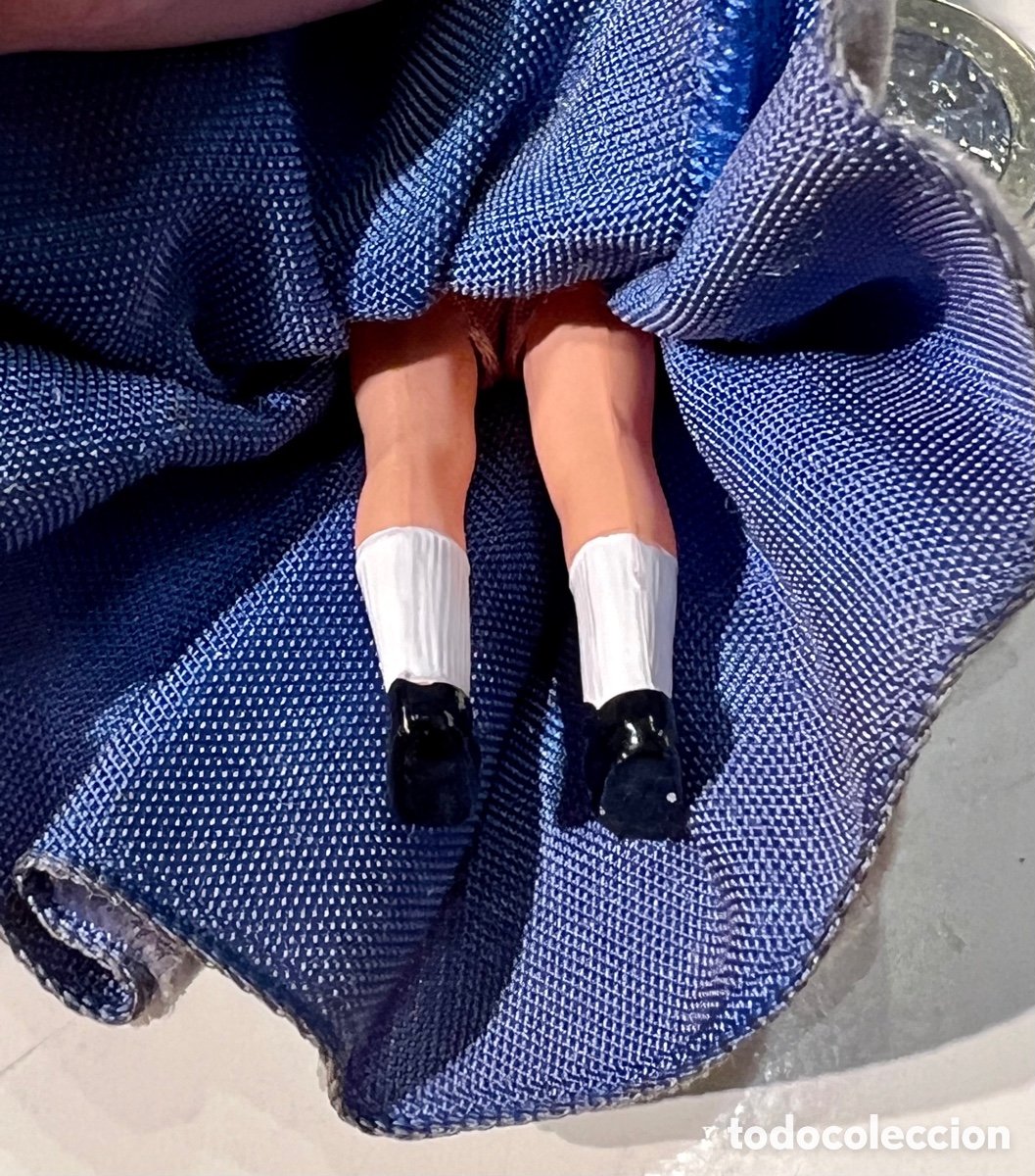 Mu&ntilde;ecas celuloide: Juguete. Peque&ntilde;a mu&ntilde;eca articulada. - Foto 3