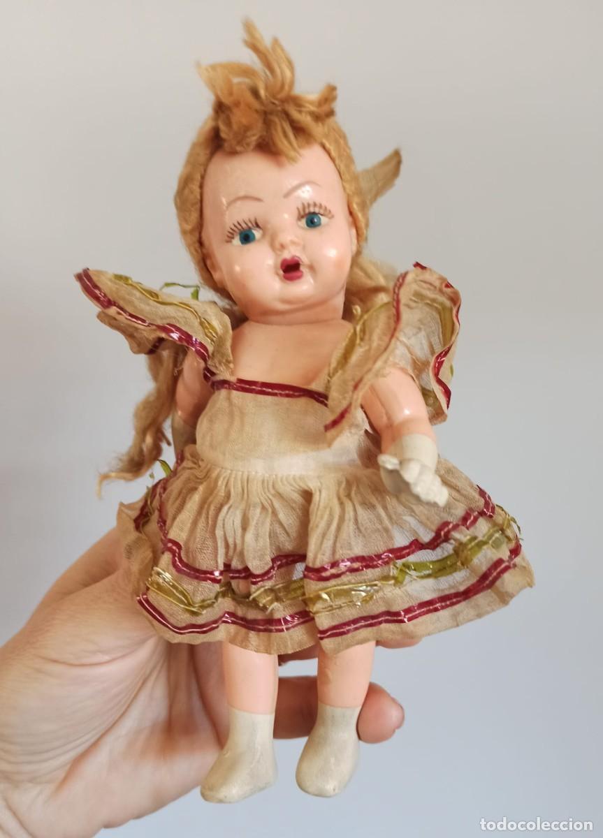 Mu&ntilde;ecas celuloide: ANTIGUA MU&Ntilde;ECA DE CELULOIDE 17 CM - Foto 1