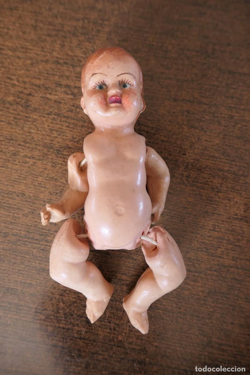 Mu&ntilde;ecas celuloide: ANTIGUO BEBE DE CELULOIDE 11,5 CM - Foto 1