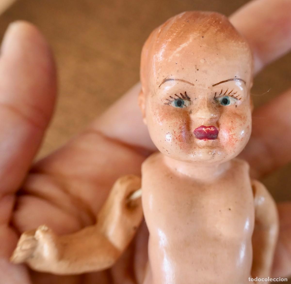 Mu&ntilde;ecas celuloide: ANTIGUO BEBE DE CELULOIDE 11,5 CM - Foto 8