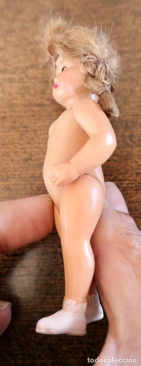 Mu&ntilde;ecas celuloide: ANTIGUA MU&Ntilde;ECA DE CELULOIDE 9 CM - Foto 2