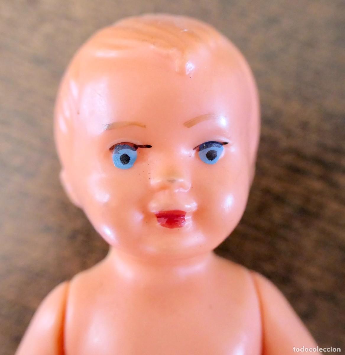 Mu&ntilde;ecas celuloide: ANTIGUO BEBE DE CELULOIDE - E.S. W GERMANY 10,5 CM - Foto 2