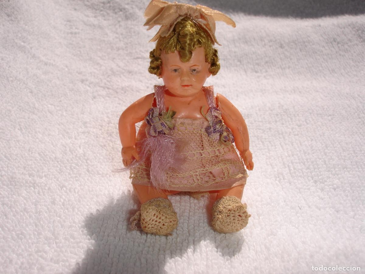 Mu&ntilde;ecas celuloide: ferrer46. Peque&ntilde;a mu&ntilde;eca de celuloide o similar. Mide 9cm. - Foto 2