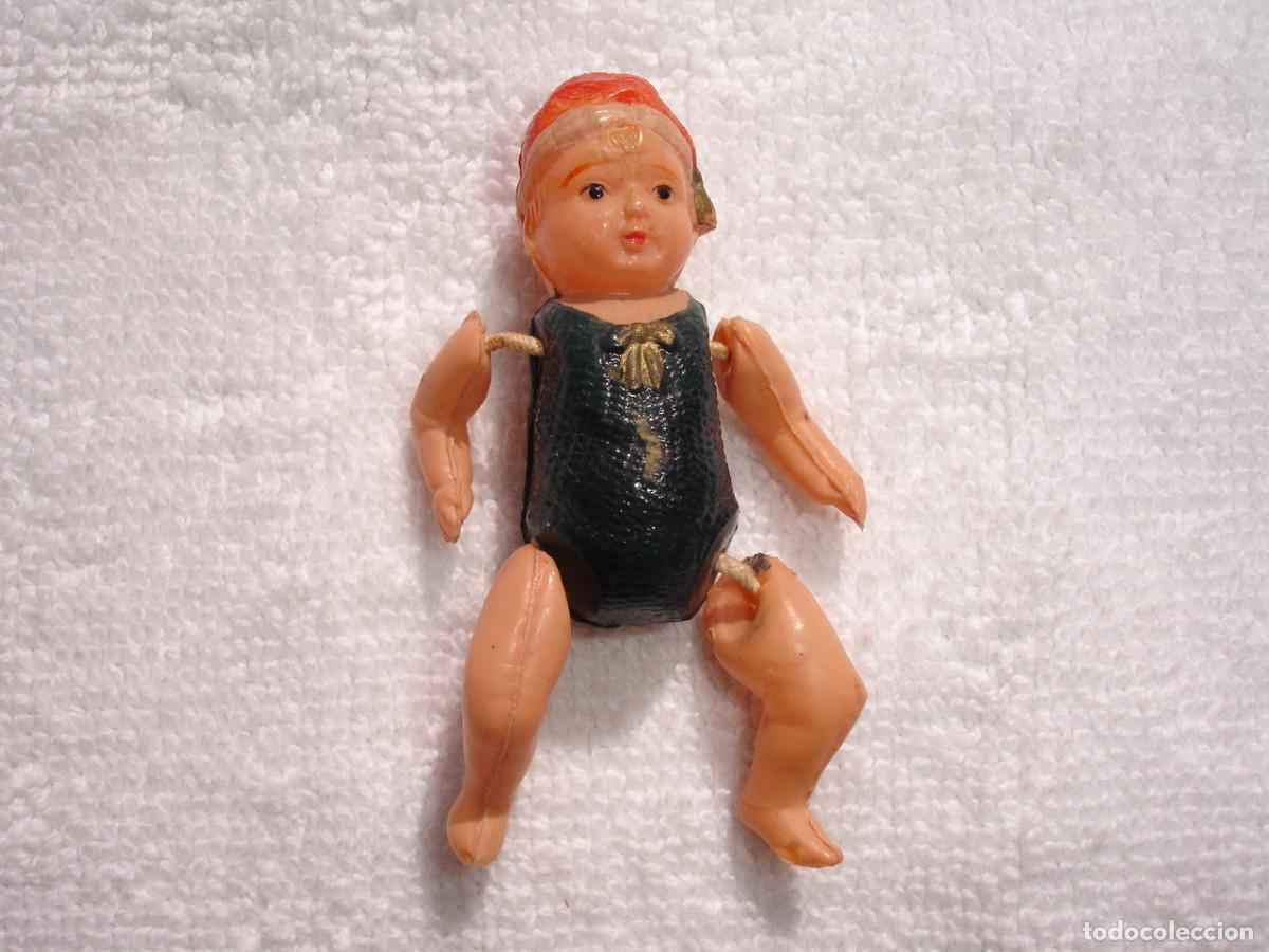 Mu&ntilde;ecas celuloide: ferrer46. Peque&ntilde;o mu&ntilde;eco de celuloide o similar. Mide 6cm. - Foto 1