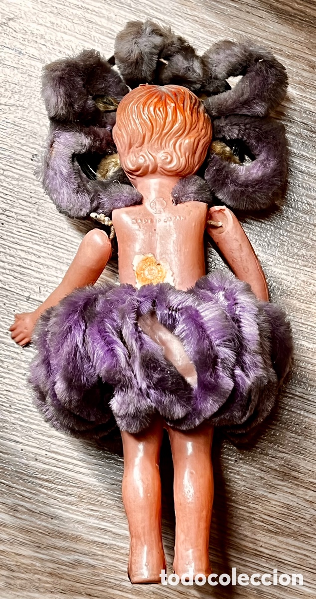 Mu&ntilde;ecas celuloide: Mu&ntilde;eca antigua de celuloide Jap&oacute;n Finales 1800 - Foto 2