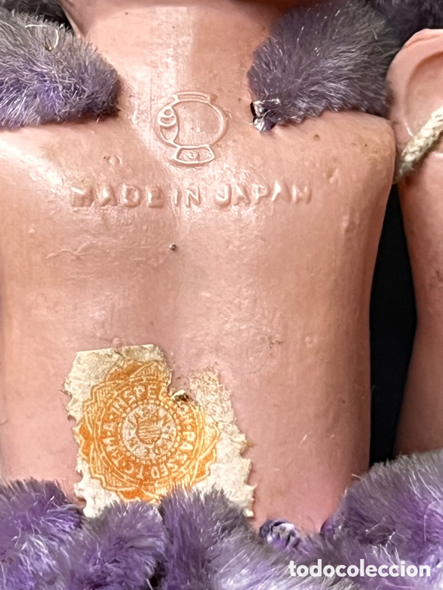 Mu&ntilde;ecas celuloide: Mu&ntilde;eca antigua de celuloide Jap&oacute;n Finales 1800 - Foto 3