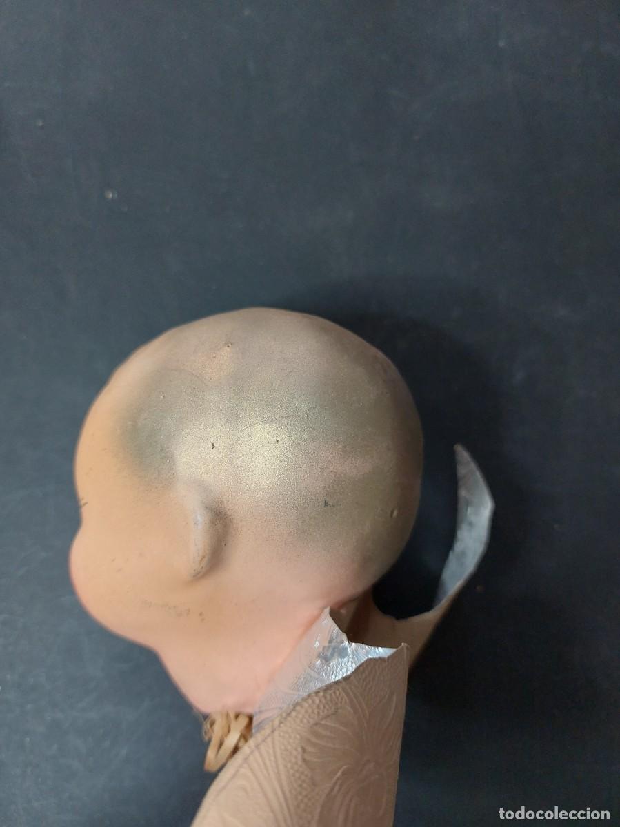 Mu&ntilde;ecas celuloide: Cabeza de mu&ntilde;eco antiguo - Foto 2