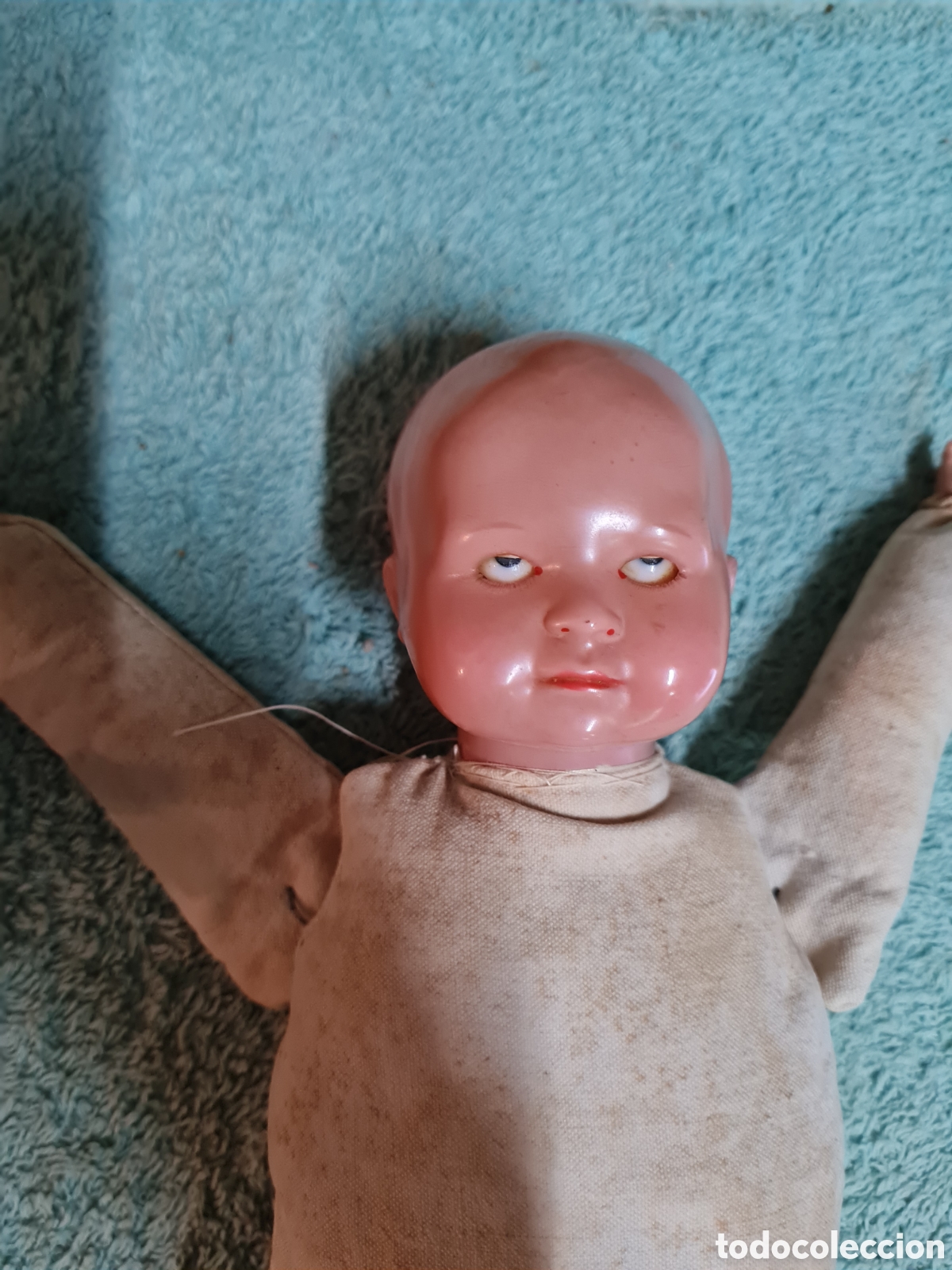Mu&ntilde;ecas celuloide: Mu&ntilde;eco antiguo de celuloide - Foto 3