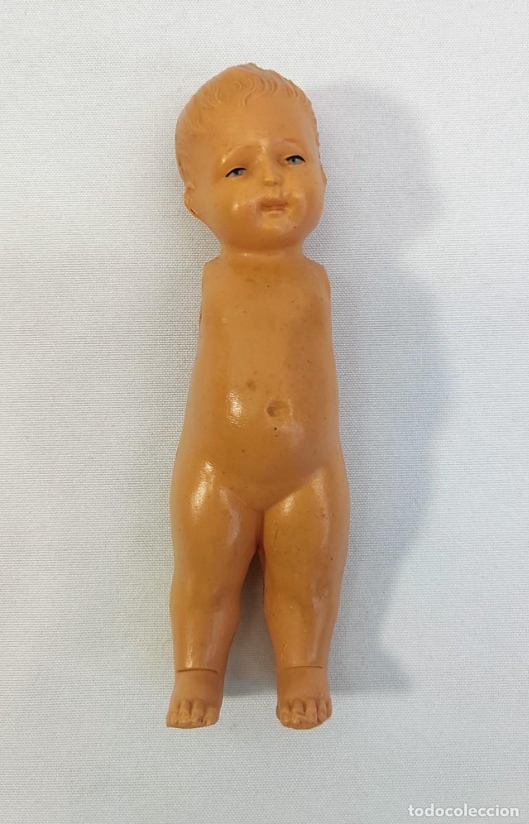 Mu&ntilde;ecas celuloide: MU&Ntilde;ECO DE CELULOIDE ALEMAN, LE FALTA LOS BRAZOS. MIDE 10cm. - Foto 1