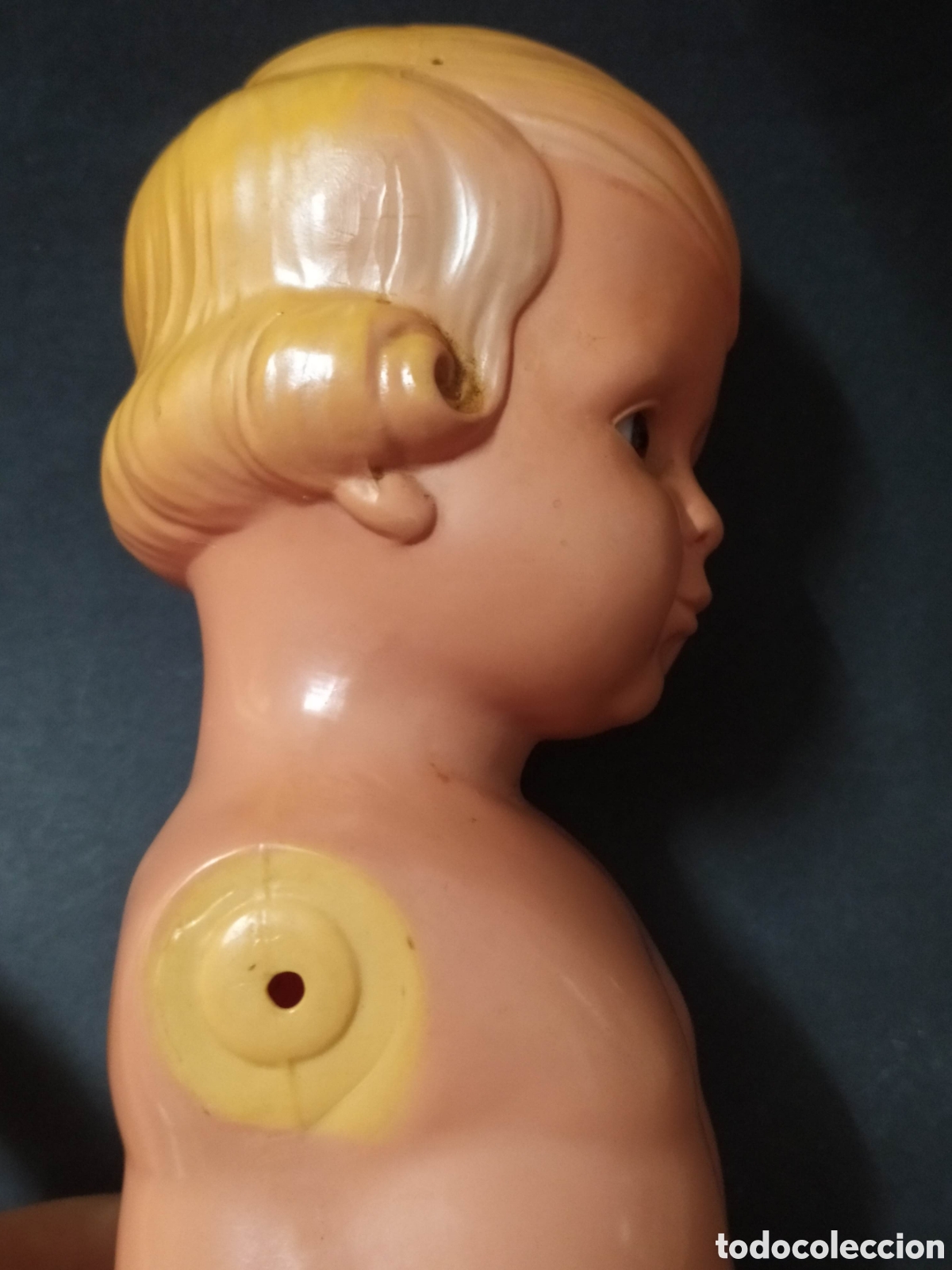 Mu&ntilde;ecas celuloide: Mu&ntilde;eca tortuga de celuloide. 28. Busto, 19cm - Foto 6