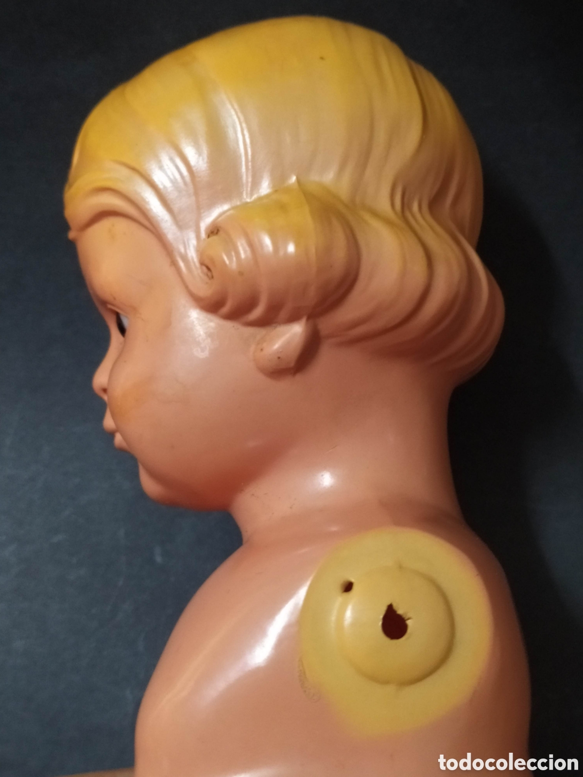 Mu&ntilde;ecas celuloide: Mu&ntilde;eca tortuga de celuloide. 28. Busto, 19cm - Foto 7