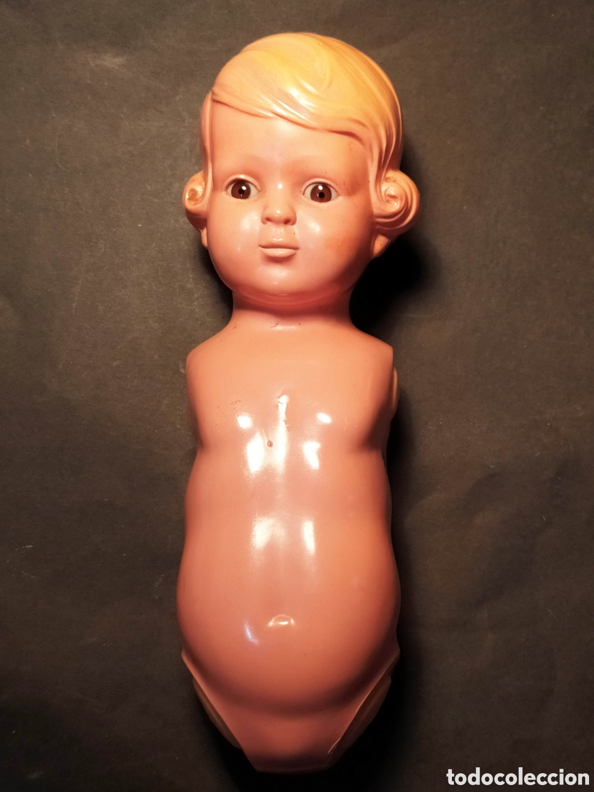 Mu&ntilde;ecas celuloide: Mu&ntilde;eca tortuga de celuloide. 28. Busto, 19cm - Foto 2