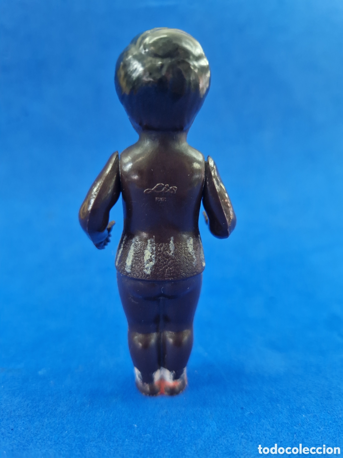 Mu&ntilde;ecas celuloide: Mu&ntilde;eca celuloide negra ,marca Lis - Foto 3