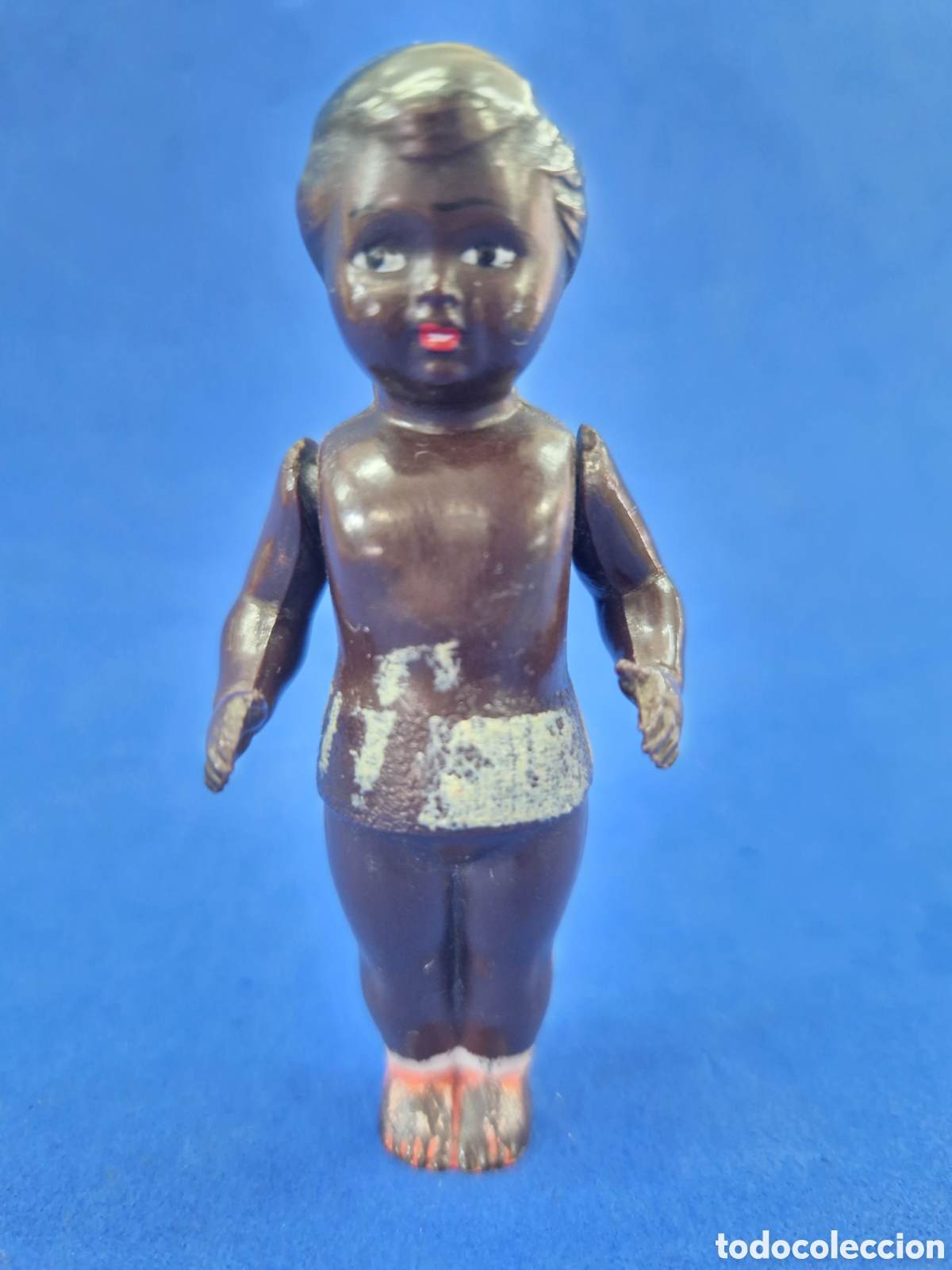 Mu&ntilde;ecas celuloide: Mu&ntilde;eca celuloide negra ,marca Lis - Foto 1