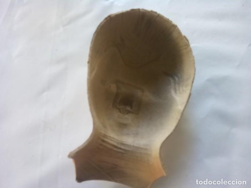 Mu&ntilde;ecas celuloide: MOLDE DE CARA DE MU&Ntilde;ECA MUY ANTIGUO , CARTON CELULOIDE ? , VER - Foto 3