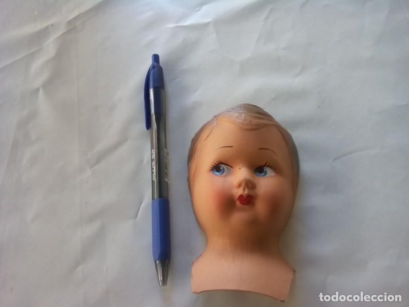 Mu&ntilde;ecas celuloide: MOLDE DE CARA DE MU&Ntilde;ECA MUY ANTIGUO , CARTON CELULOIDE ? , VER - Foto 7