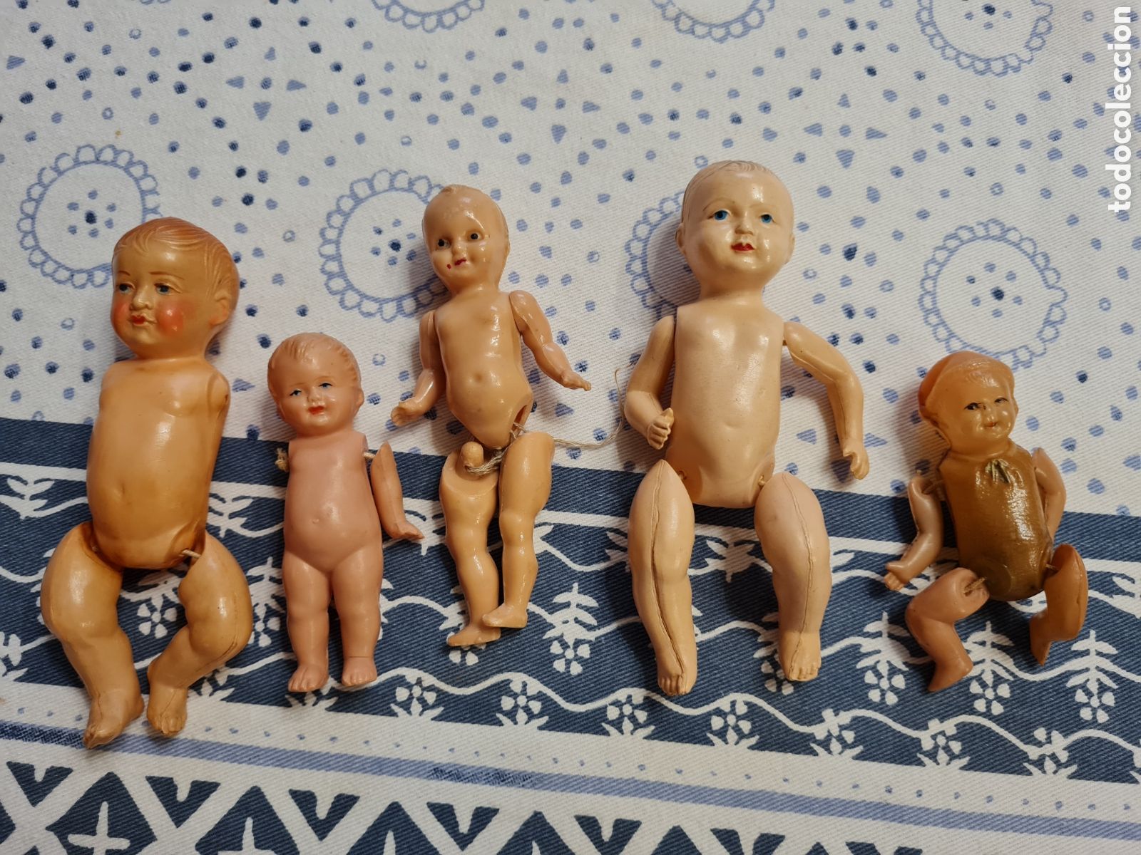 Mu&ntilde;ecas celuloide: Mu&ntilde;ecos de celuloide antiguos - Foto 1