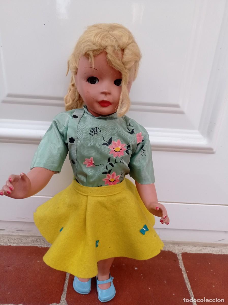 Mu&ntilde;ecas celuloide: MU&Ntilde;ECA ANTIGUA CELULOIDE A&Ntilde;OS 50 TIPO PIN UP - Foto 10