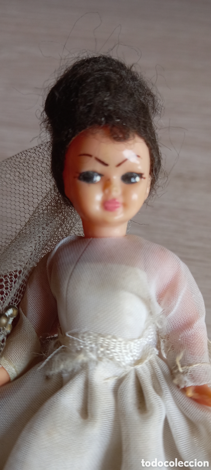 Mu&ntilde;ecas celuloide: ANTIGUA MU&Ntilde;ECA DE COMUNION DE CELULOIDE - Foto 10