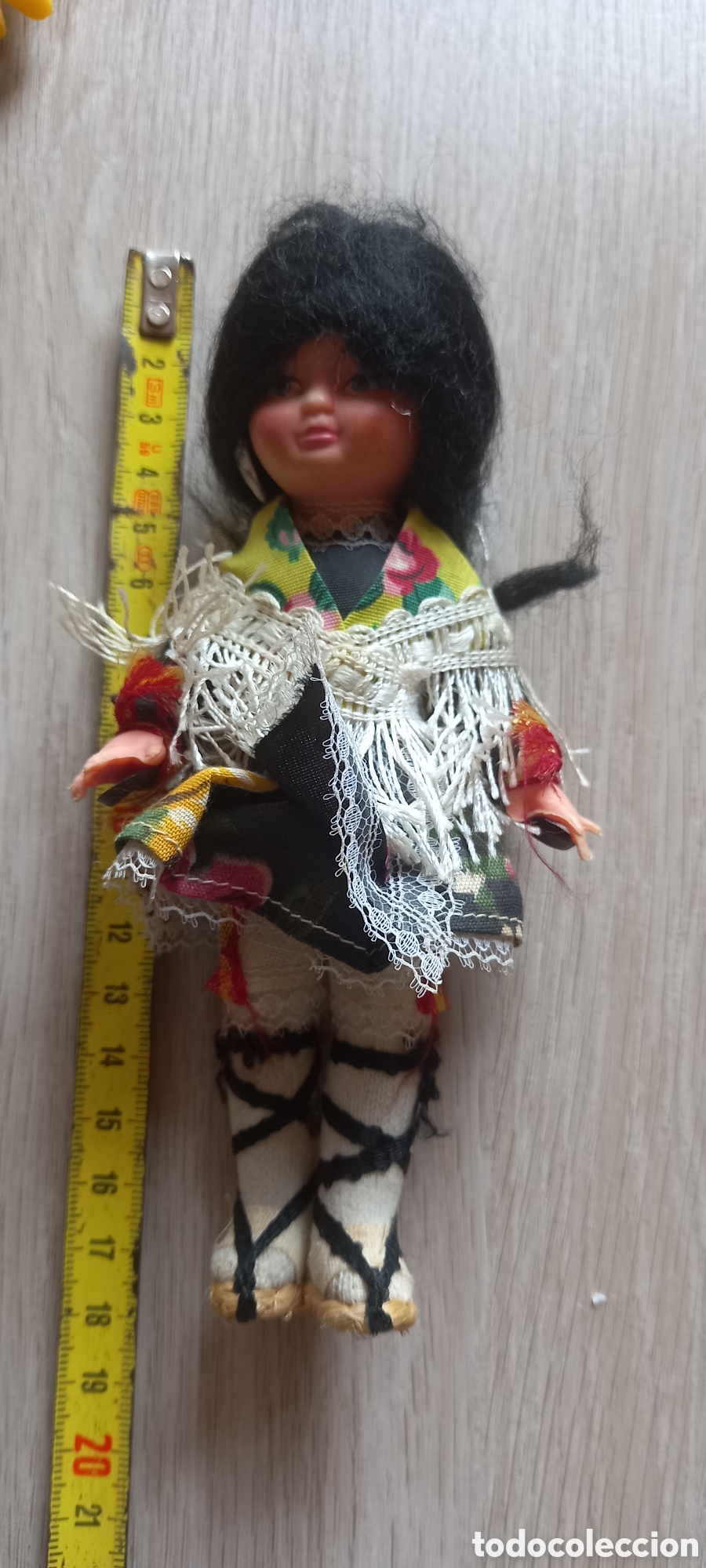Mu&ntilde;ecas celuloide: LOTE MU&Ntilde;ECOS REGIONALES ANTIGUOS - Foto 15
