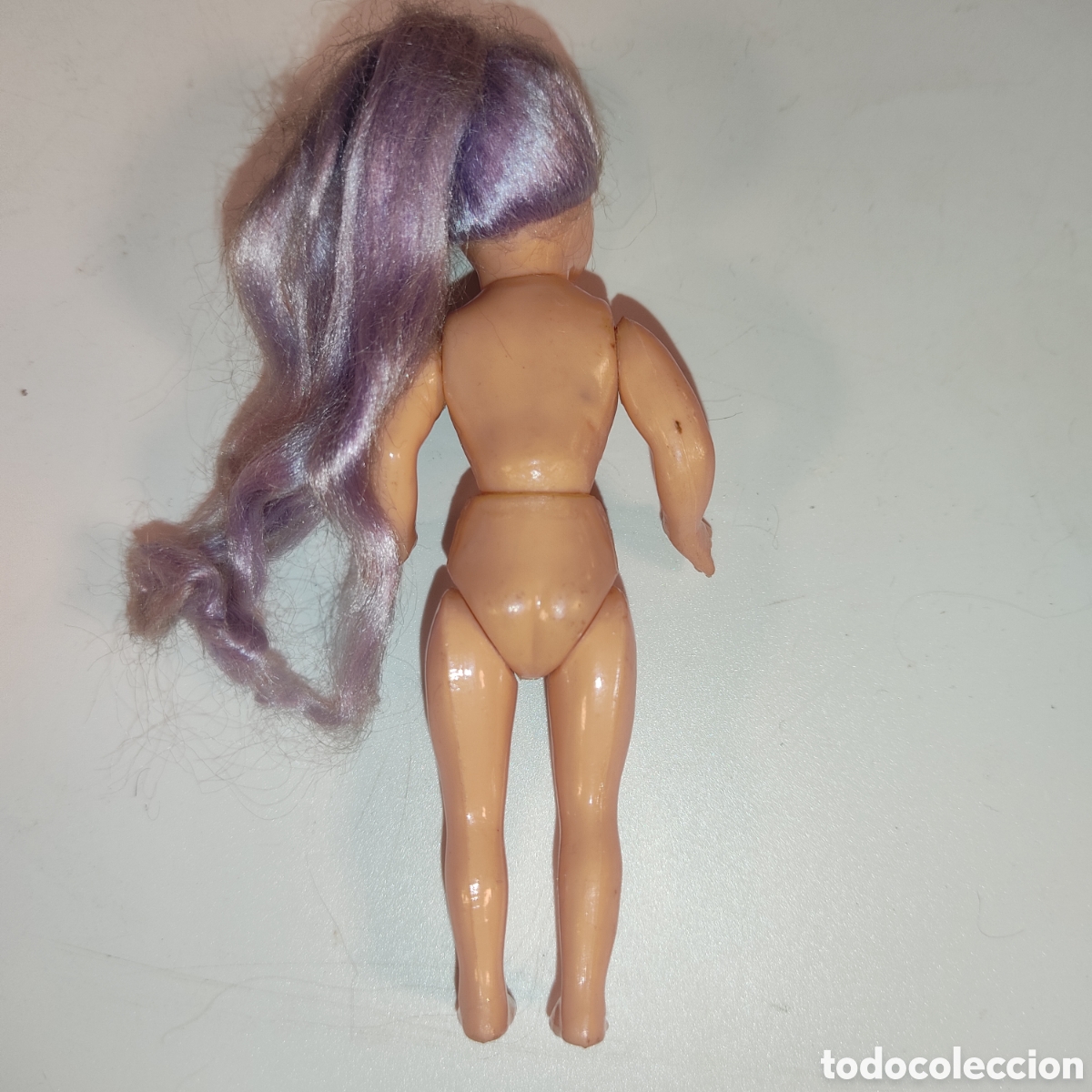 Mu&ntilde;ecas celuloide: ANTIGUA MU&Ntilde;ECA ARTICULADA EN CELULOIDE. Altura Total 10,5cms - Foto 4