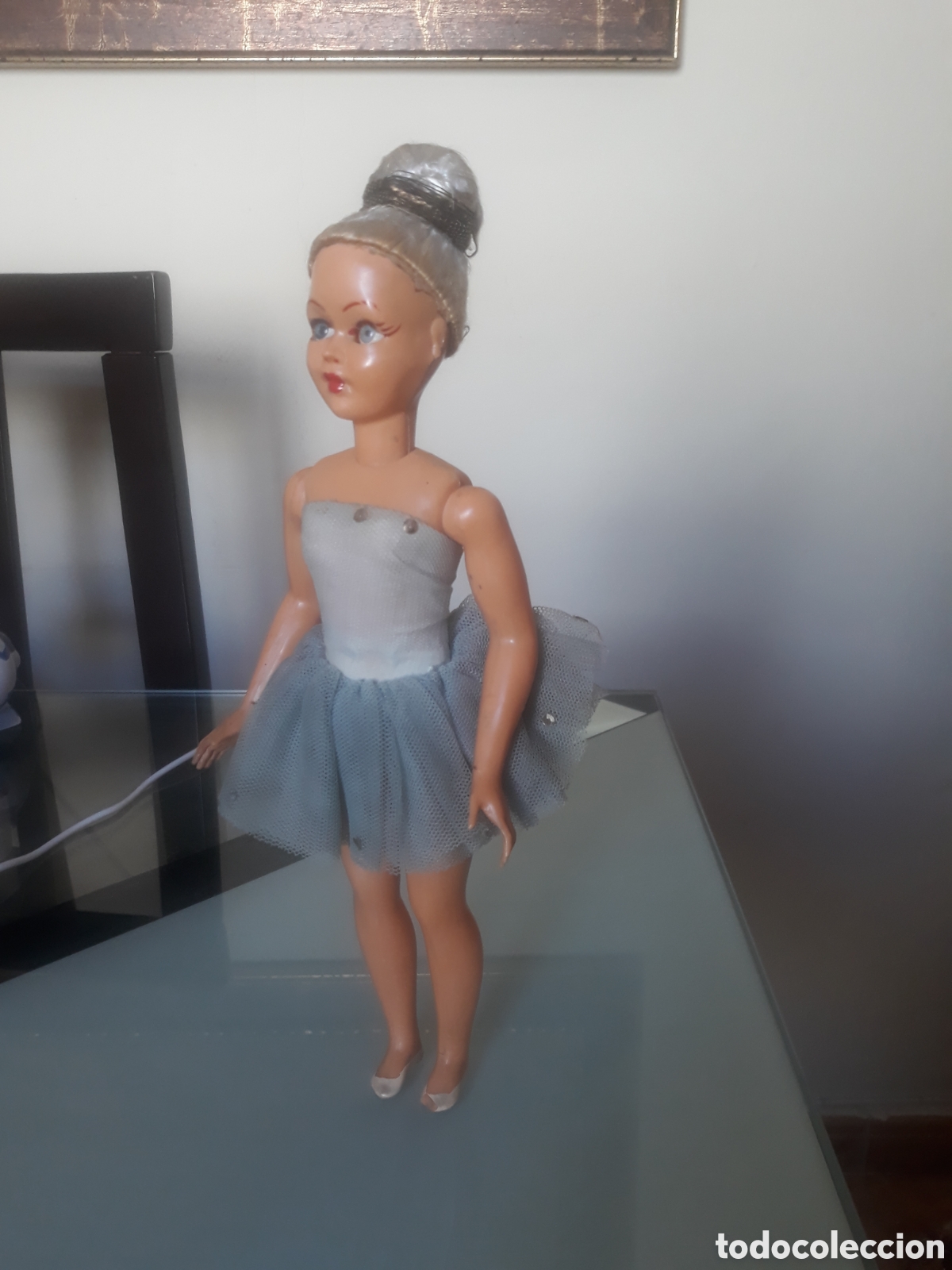 Mu&ntilde;ecas celuloide: Mu&ntilde;eca bailarina de celuloide, 29cm. - Foto 4
