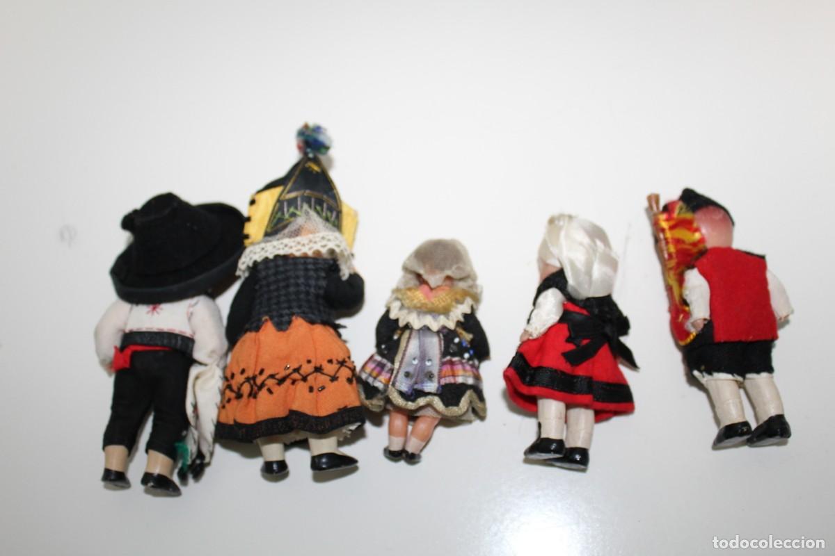 Mu&ntilde;ecas celuloide: LOTE DE MU&Ntilde;ECAS REGIONALES DE CELULOIDE - A&Ntilde;OS 60 - Foto 3