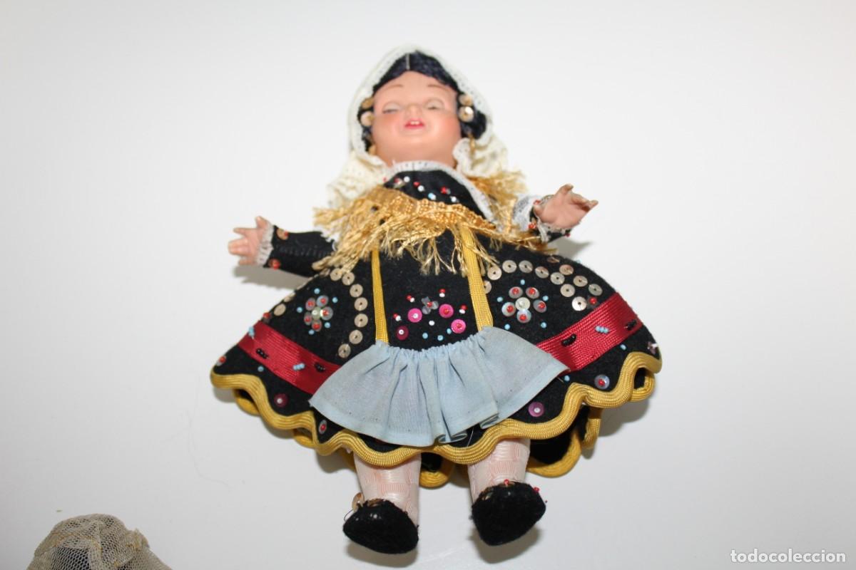 Mu&ntilde;ecas celuloide: LOTE DE MU&Ntilde;ECAS REGIONALES DE CELULOIDE - A&Ntilde;OS 60 - Foto 6